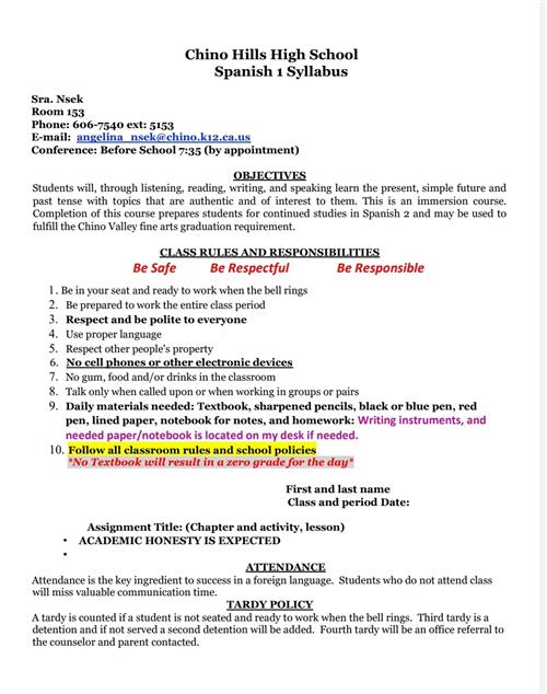 Syllabus